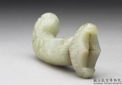 图片[3]-Jade dagger hilt, Mughal Empire-China Archive